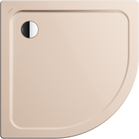 Kaldewei Arrondo Duschwanne 460448040030 90x90x6,5cm, mit Verkleidung/Träger, bahamabeige