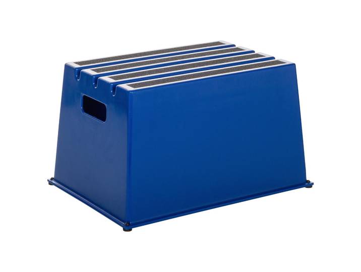Mid.you Tritthocker, Blau, Kunststoff, 52.5x31x37.5 cm, rutschfeste Füße, rutschfeste Trittfläche, hohe Standfestigkeit, Haushalt & Reinigung, Leitern