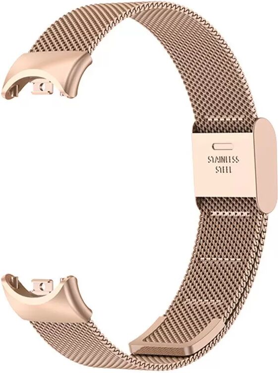 INF Metallarmband kompatibel mit Xiaomi Mi Band 8/9/10 - Offizieller Verschluss Roségold