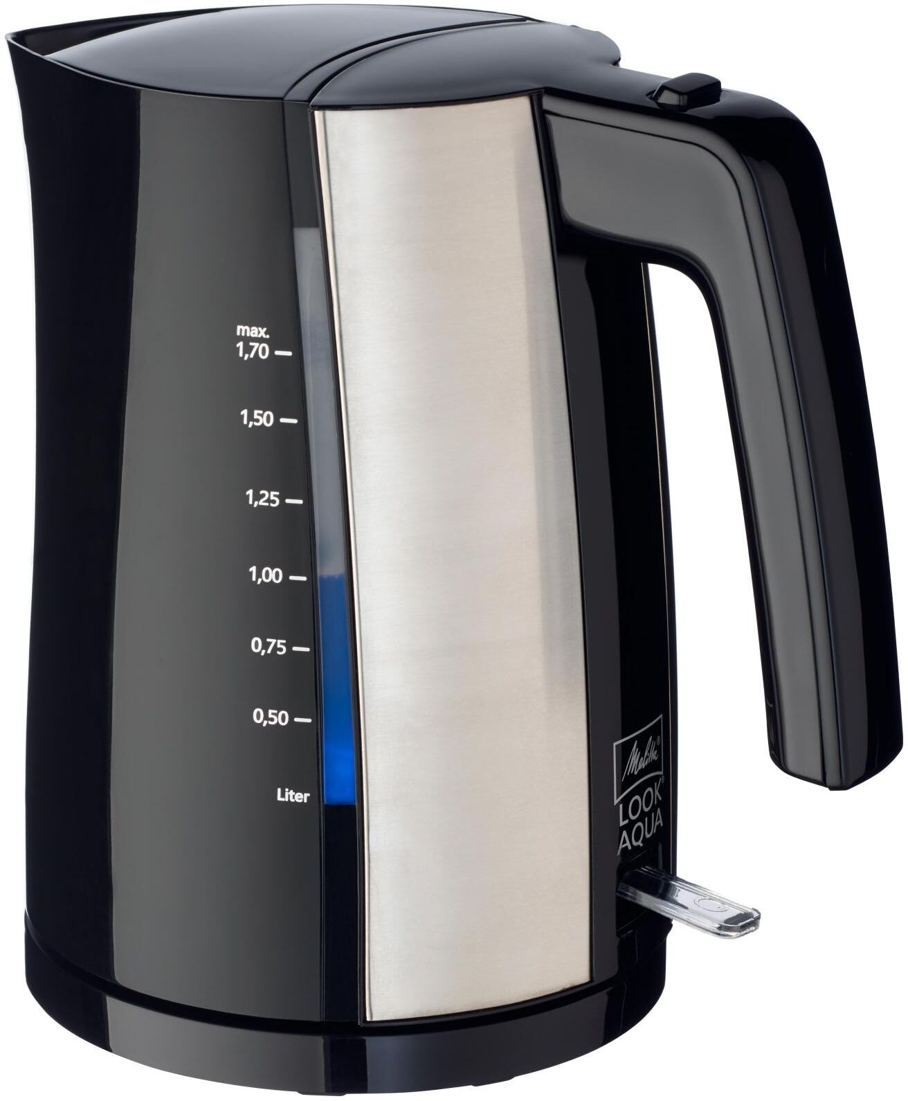 Melitta Wasserkocher "Look Aqua", schwarz, Wasserkocher, Wasserkocher schwarz Einheitsgröße