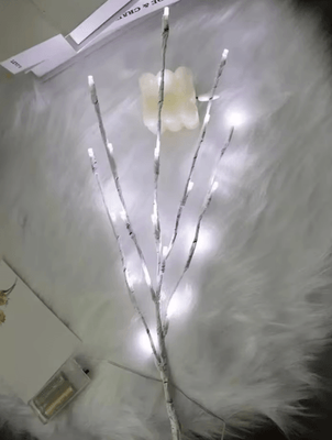 Inspire Essentials BirchGlow LED Twig Lights For Festive Home And Event Decor white