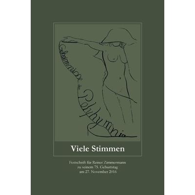 Viele Stimmen, Paperback von Reiner Zimmermann,Hans-Joachim Meyer,Hans-Günter Ottenberg,Heiko Schulze,Sabine Greb, Ries & Erler, 978-3-87676-032-2