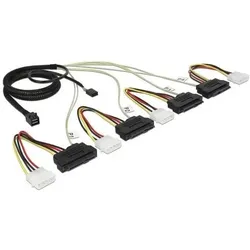 Delock Internes SAS-Kabel (100 cm, Mini-SAS), Interne Kabel (PC)
