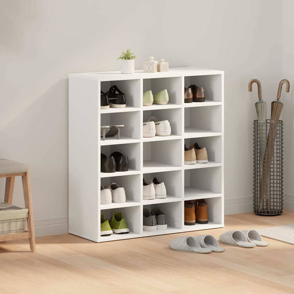 Metro Shoe Cabinet White 15