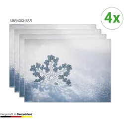 CoverYourDesk, Tischset, Tischset Schneekristall
