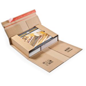 ColomPac Buchverpackungen stark, A3, 43 x 31 x 9cm, braun, 20 Stück