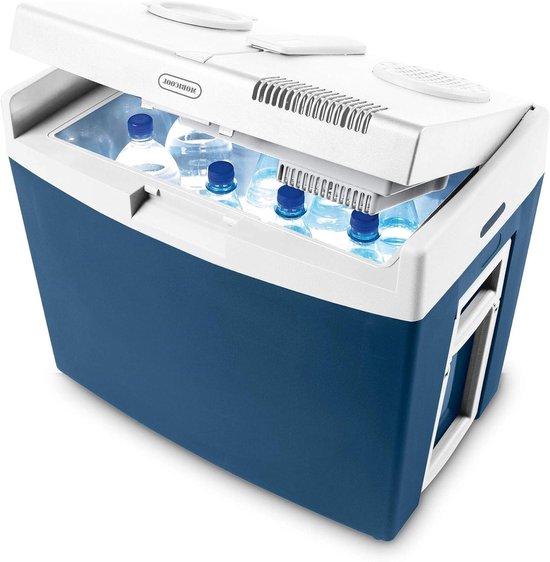 Thermoelektrischer Kühler - Mobiler Kühlschrank - Für den Einsatz im Freien - Kühlung und Heizung - 34 Liter - Blau
