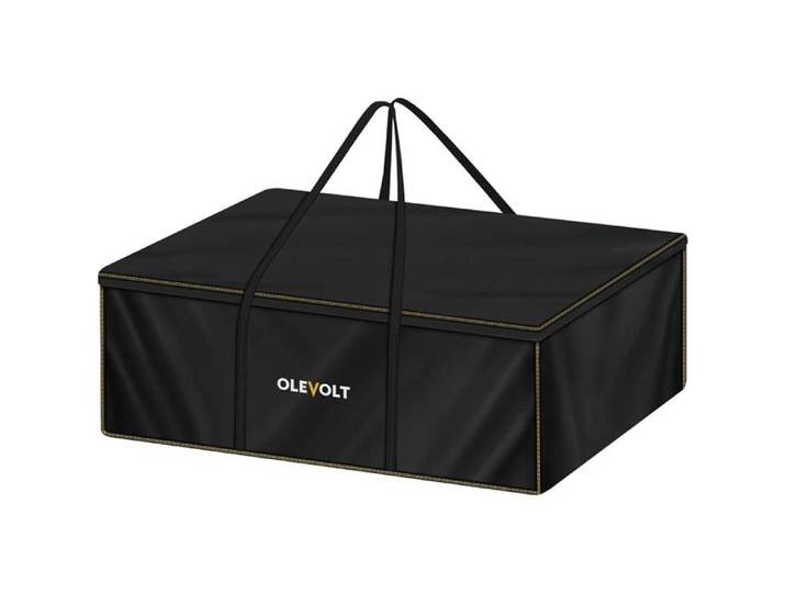 Sac Rangement Coussin Salon de Jardin Sac de Rangement pour Coussins de Meubles de Jardin Imperméable Housse 125x80x45cm