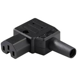 Martin Kaiser 891/sw Warmgeräte-Steckverbinder Stecker, gewinkelt 10 A Schwarz 1 St.