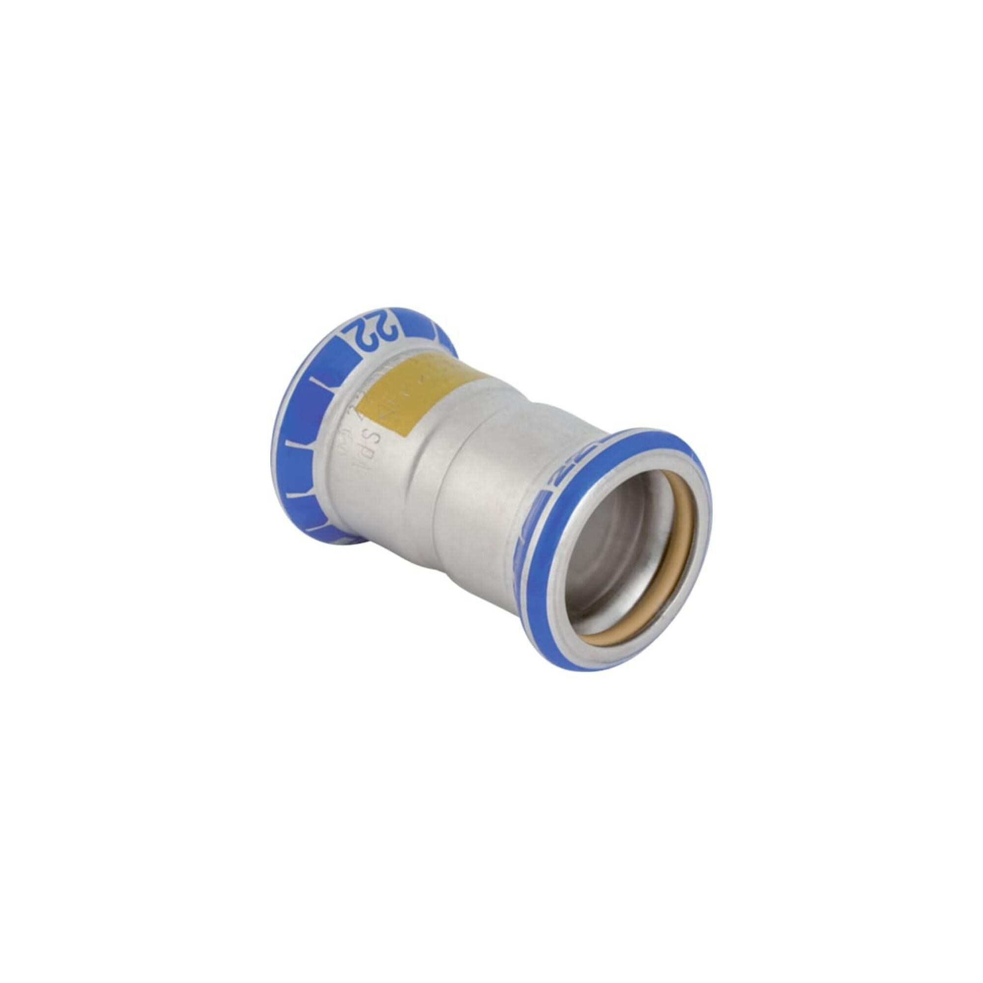 Geberit Gas-Muffe Mapress d 28mm, f Natur- u. Fl.-Gas, Edelstahl (34104)