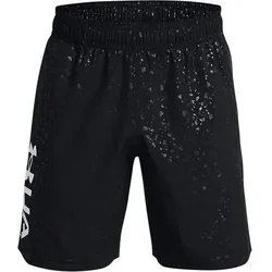 UNDER ARMOUR Herren Shorts Woven Emboss Shorts, Größe S in Schwarz 002
