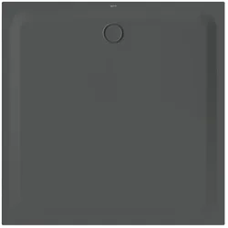 Bette quadrat Duschwanne „BetteUltra“ 1500 × 1500 mm ohne Oberflächenbeschichtung, ohne Oberflächenveredelung, ohne Wannenträger, in Slate