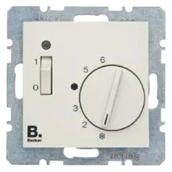 Berker Raumtemperaturregler, Thermostat, Weiss
