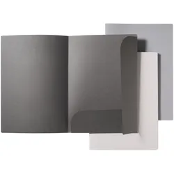 VELOFLEX Angebotsmappe für DIN A4 grau, anthrazit, beige