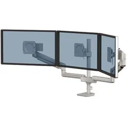 Fellowes MONITOR ACC ARM TALLO MODULAR/3FMS SILVER 8614201 (Tisch, 27", 9 kg), Monitor Halterung, Silber
