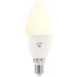 SmartLife WLAN-LED-Lampe (E14, RGBW, 4.9W) – Glühbirne mit Farbwechsel, 2200-6500K – App für Android & iOS – Smart-Home-Beleuchtung