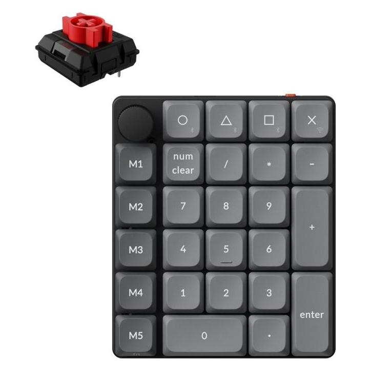 Keychron K0 Max QMK (Nummernblock, Kabelgebunden, Kabellos) (K0M-H1)