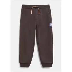 s.Oliver, Herren, Sporthose, Jogginghose im Relaxed Fit mit Fleece-Innenseite (104), Braun
