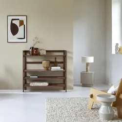 Hohe Konsole Esmée aus Nussbaumholz 110