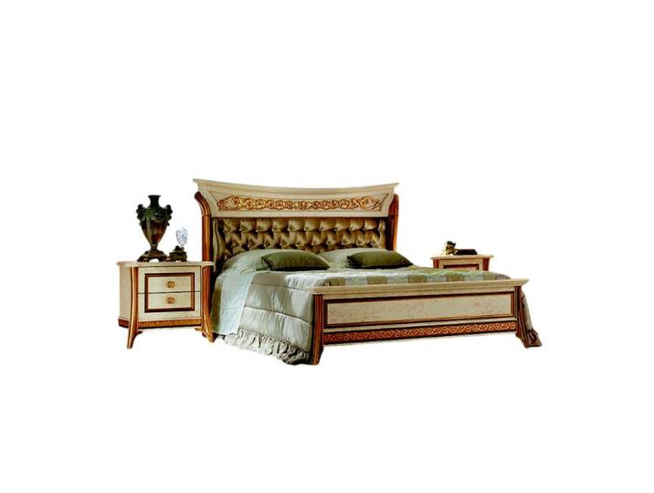 Xlmoebel Bett Chesterfield Doppelbett mit kunstvollen Schnitzereien (Bett), Hergestellt in Europa