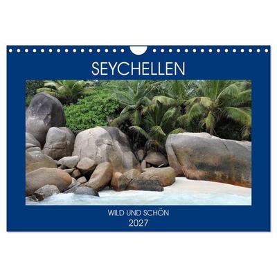 Seychellen - Wild und Schön (Wandkalender 2027 DIN A4 quer), CALVENDO Monatskalender