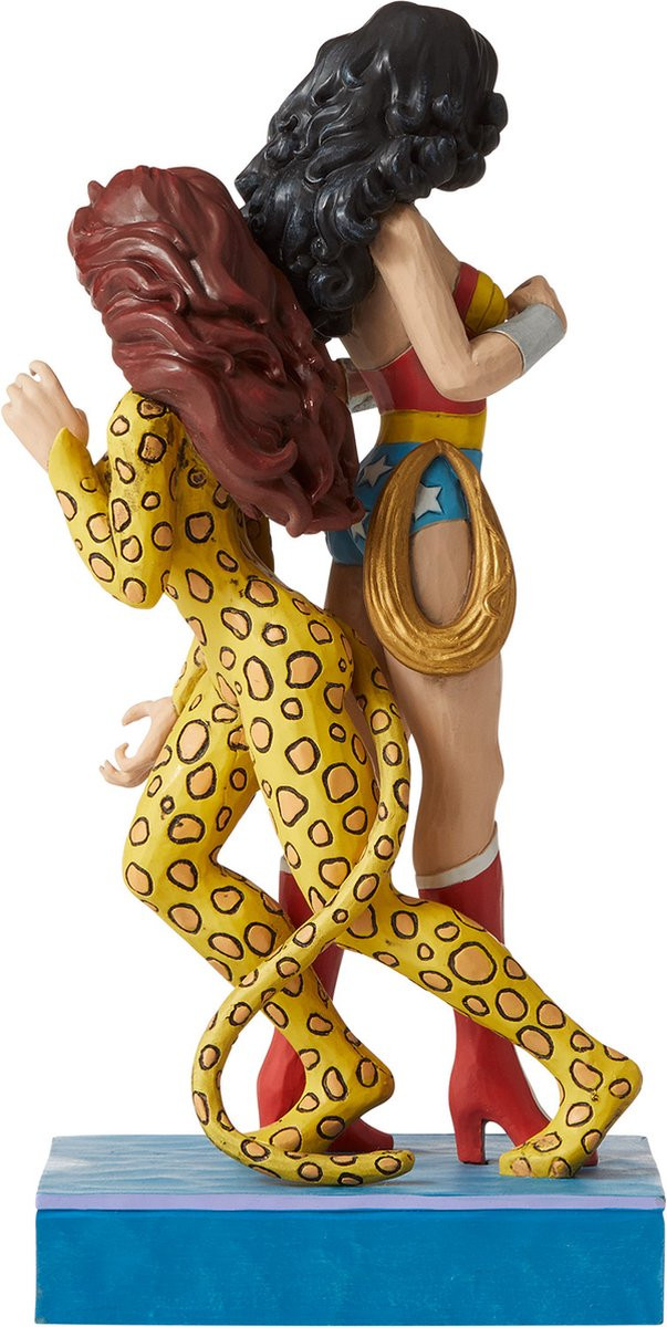 Enesco Ltd DC Comics Jim Shore Wonder Woman vs Cheetah Tabletop Decor