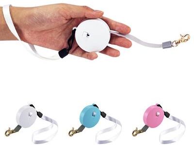 Uplifted Trends Retractable Dog Leash For Small Dogs And Puppies pink
