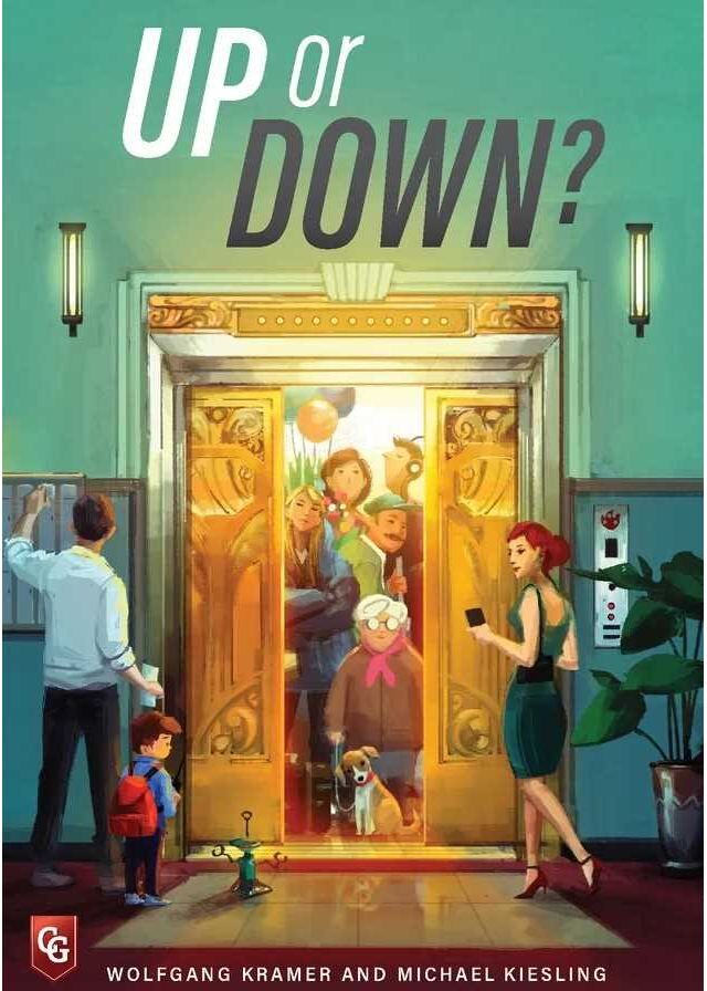 Up or Down? Compact Card Game by Capstone Games, Strategic Ascending and Descending Play, Ages 8+