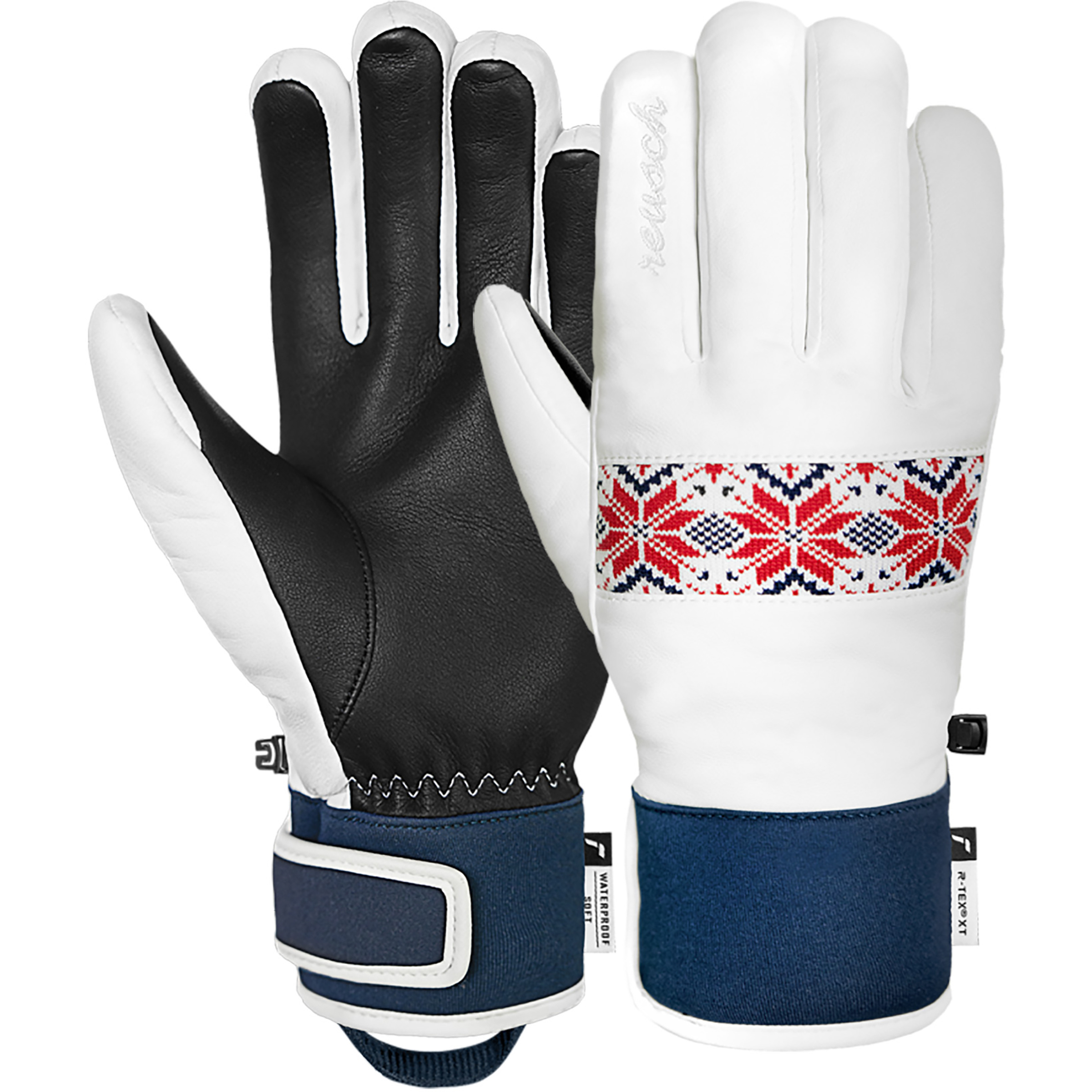 Reusch Charlize R-Tex XT Damen Skihandschuhe weiss Größe 8 Skifahren Winddicht Wasserabweisend