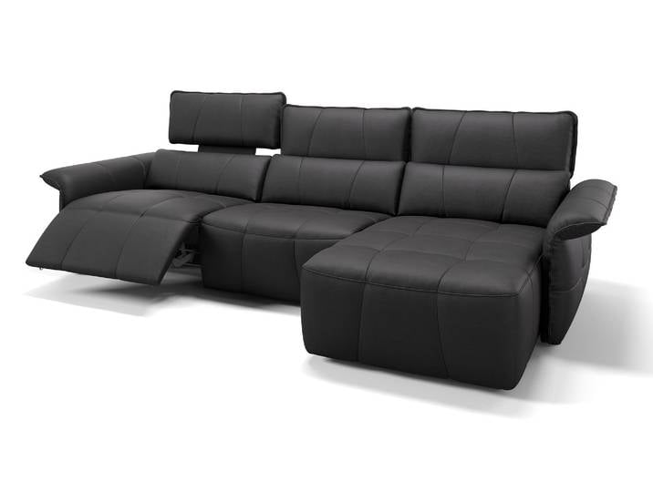 Leder Eckgarnitur ADRIA Ecksofa Relaxcouch