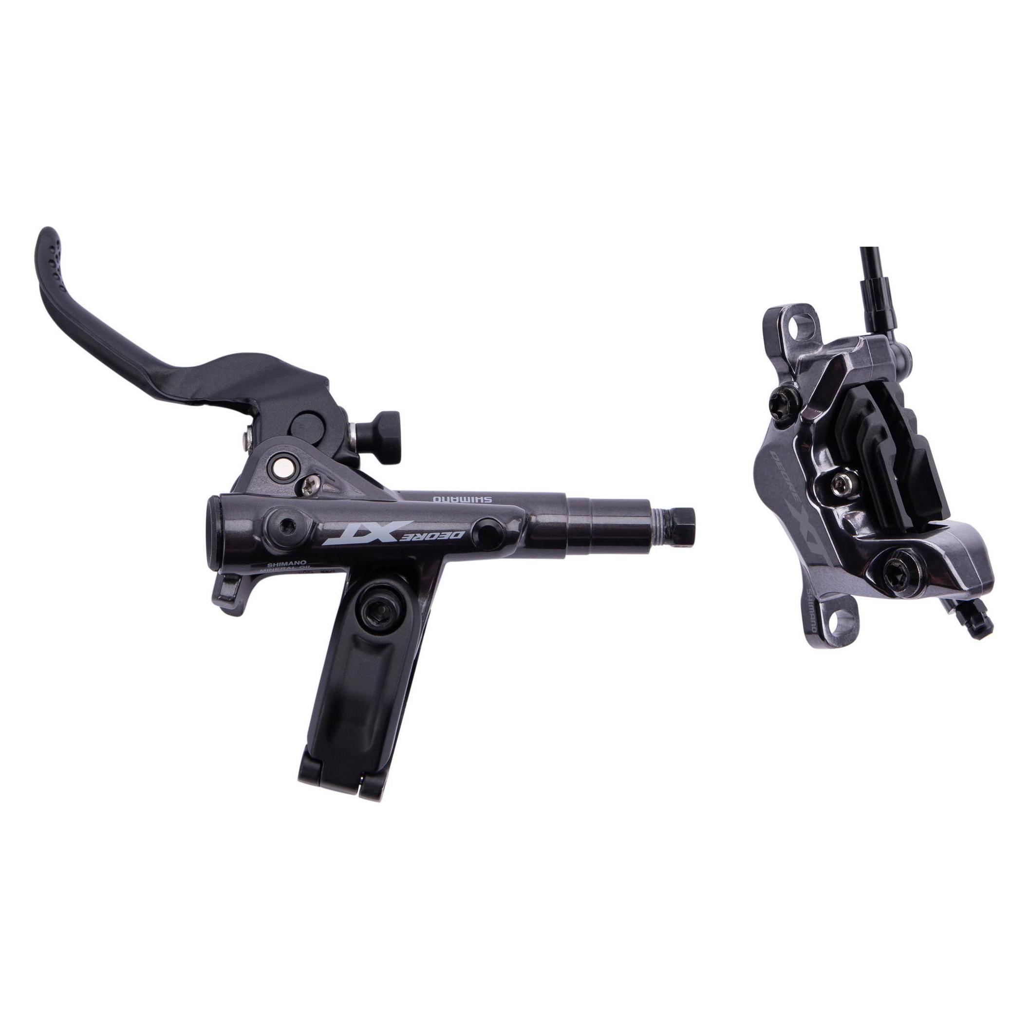 Shimano XT Scheibenbremse BR-M8120 mit Metallbelag J-Kit (Vorderradbremse, Bremshebel, Bremssattel, 4) (IM8120JLFXNA100)