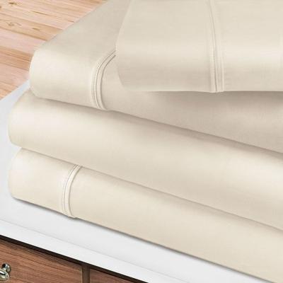 Home City, Inc. Diversion Sheet Set, Twin, Ivory