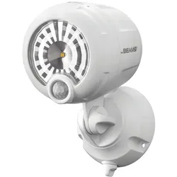 Mr. Beams Batterie-LED-Außenstrahler "MB360 XT" Weiß mit Bewegungsmelder