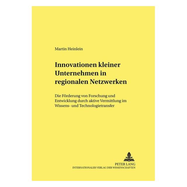Peter Lang Heinlein:Innovationen kleiner Unternehm (Deutsch, Martin Heinlein) (64884905)