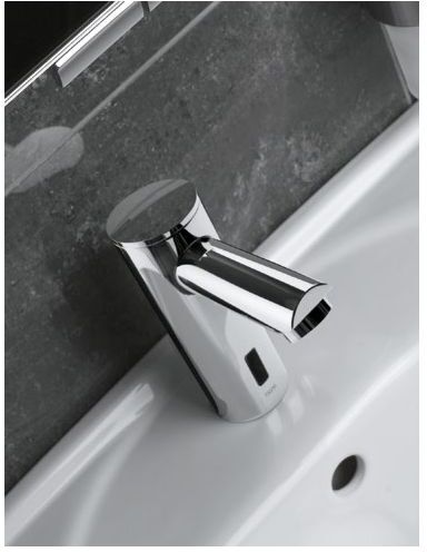Mepa Sanicontrol Waschtischarmatur 718860 Infrarot, verchromt, Niederdruck, Netzbetrieb