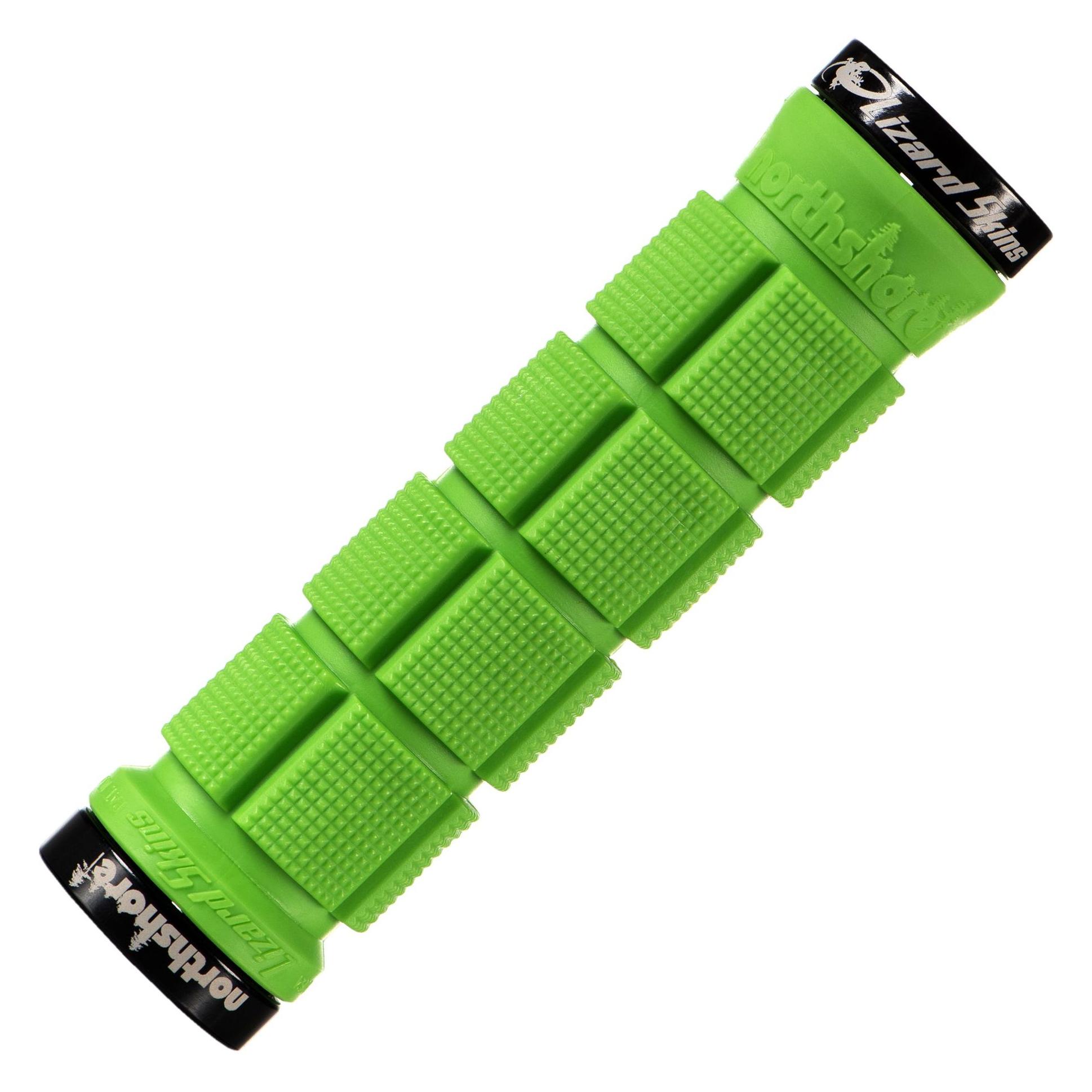 Lizard Skins Umarmungen der Lizardskins Northshore Lock-On Human 130mm Lime Green (neu) (LI9931.LIM)