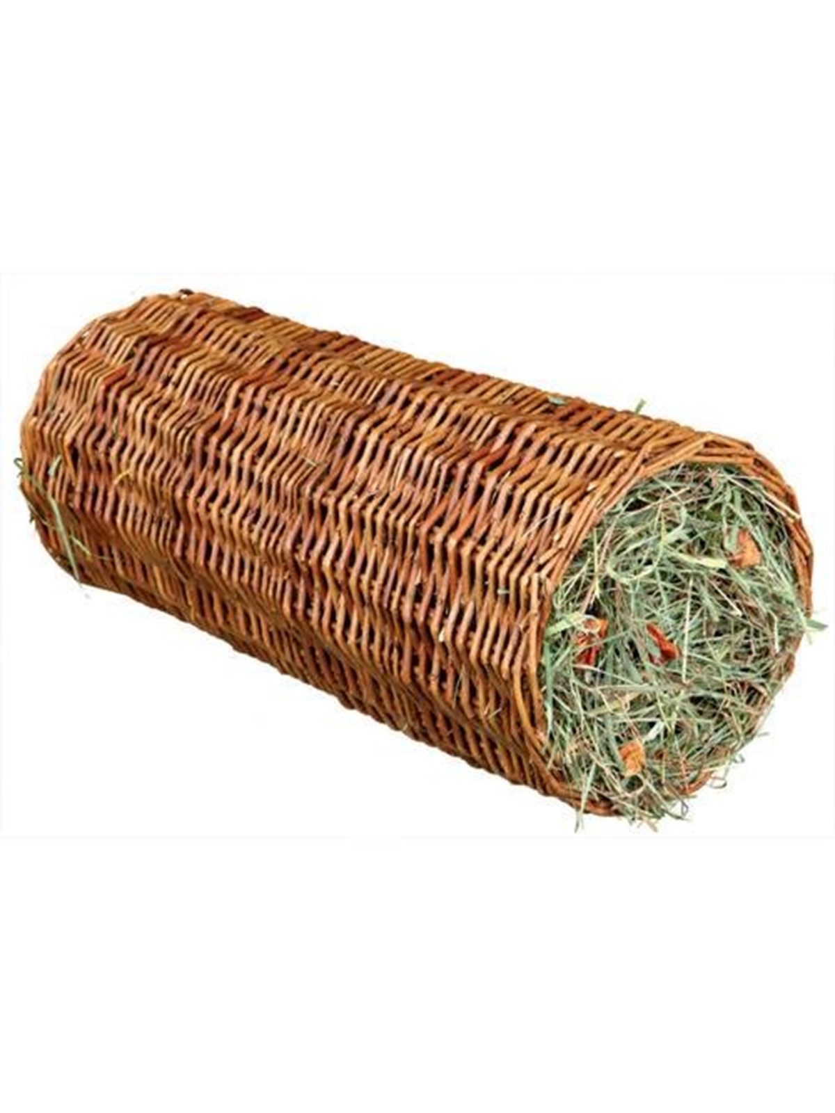 Trixie Wicker tunnel with hay/carrot ø 15 × 33 cm 110 g