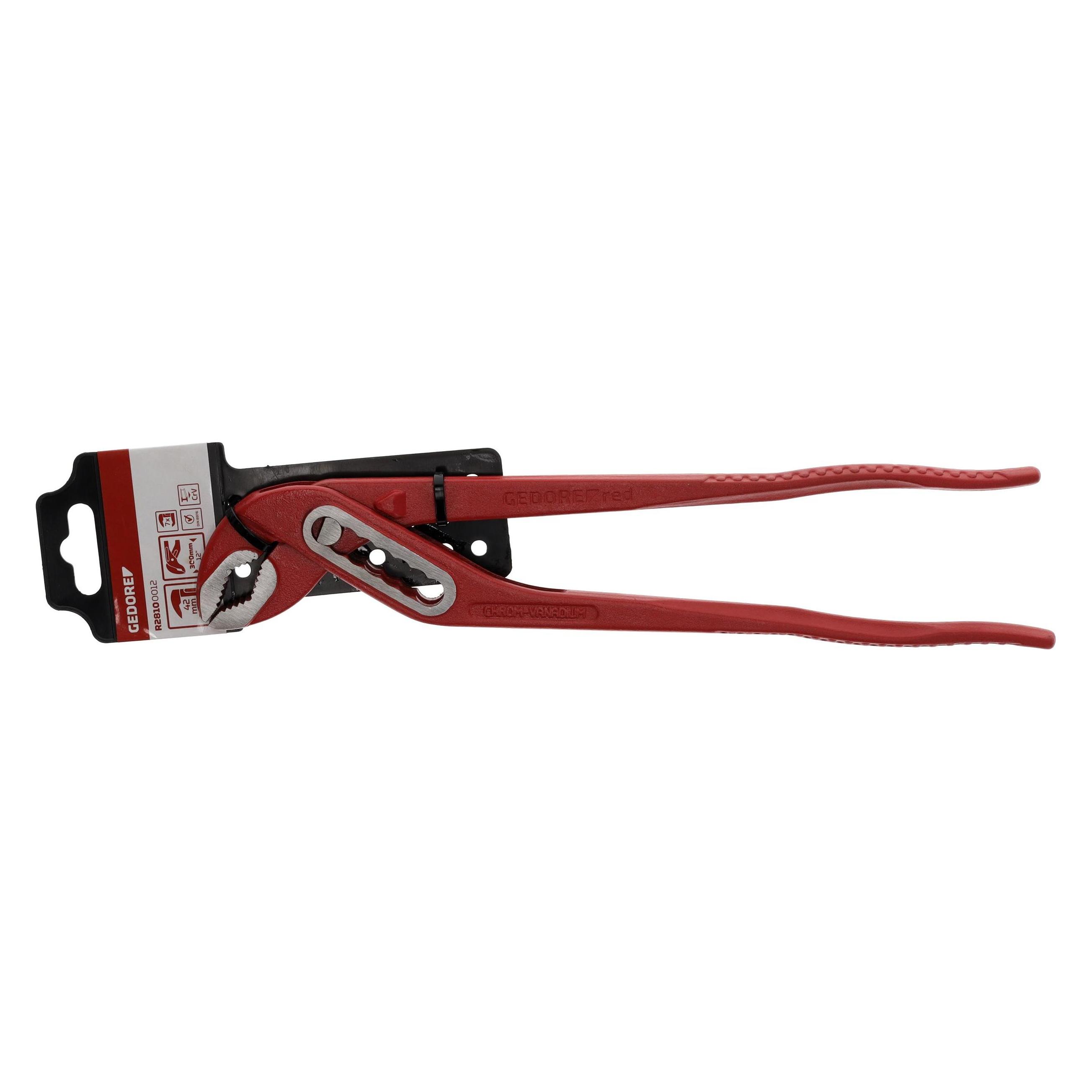 Gedore Red red R28100012 Wasserpumpenzange 12" 7 fach verstellbar (300 mm) (3301176)