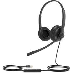 Yealink Headset UH34 Dual UC (Kabelgebunden, USB-A), Office Headset, Schwarz