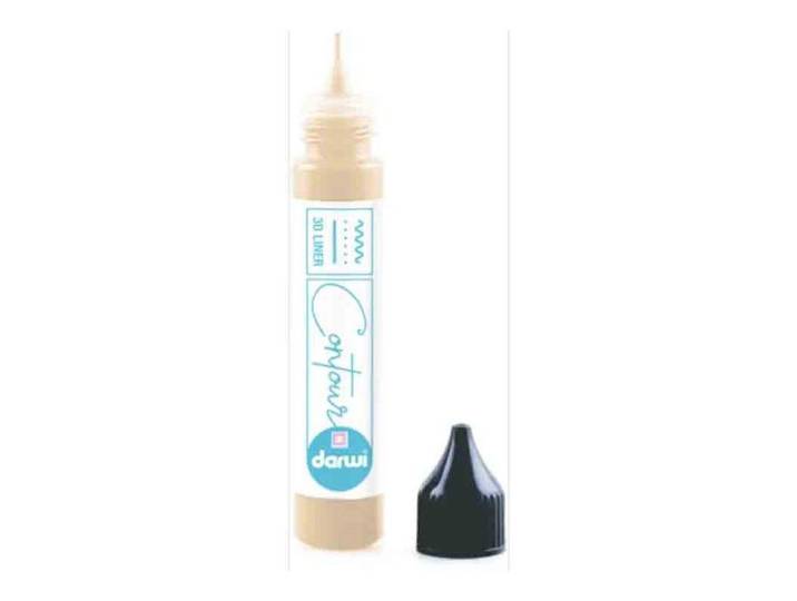 Peinture Pour Contour Et Relief - Or - Effets Vitrail - Sur Verre - Darwi - 30ml