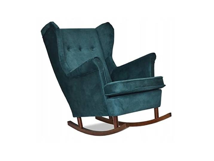 Family Meble Schaukelsessel, Modell Ari, Skandinavisch, Relaxsessel aus Webstoff, Loungesessel, Ohrensessel, Fernsehsessel, Bequemer Sessel, Für Wohnzimmer, Esszimmer, Schlafzimmer, Aura 11