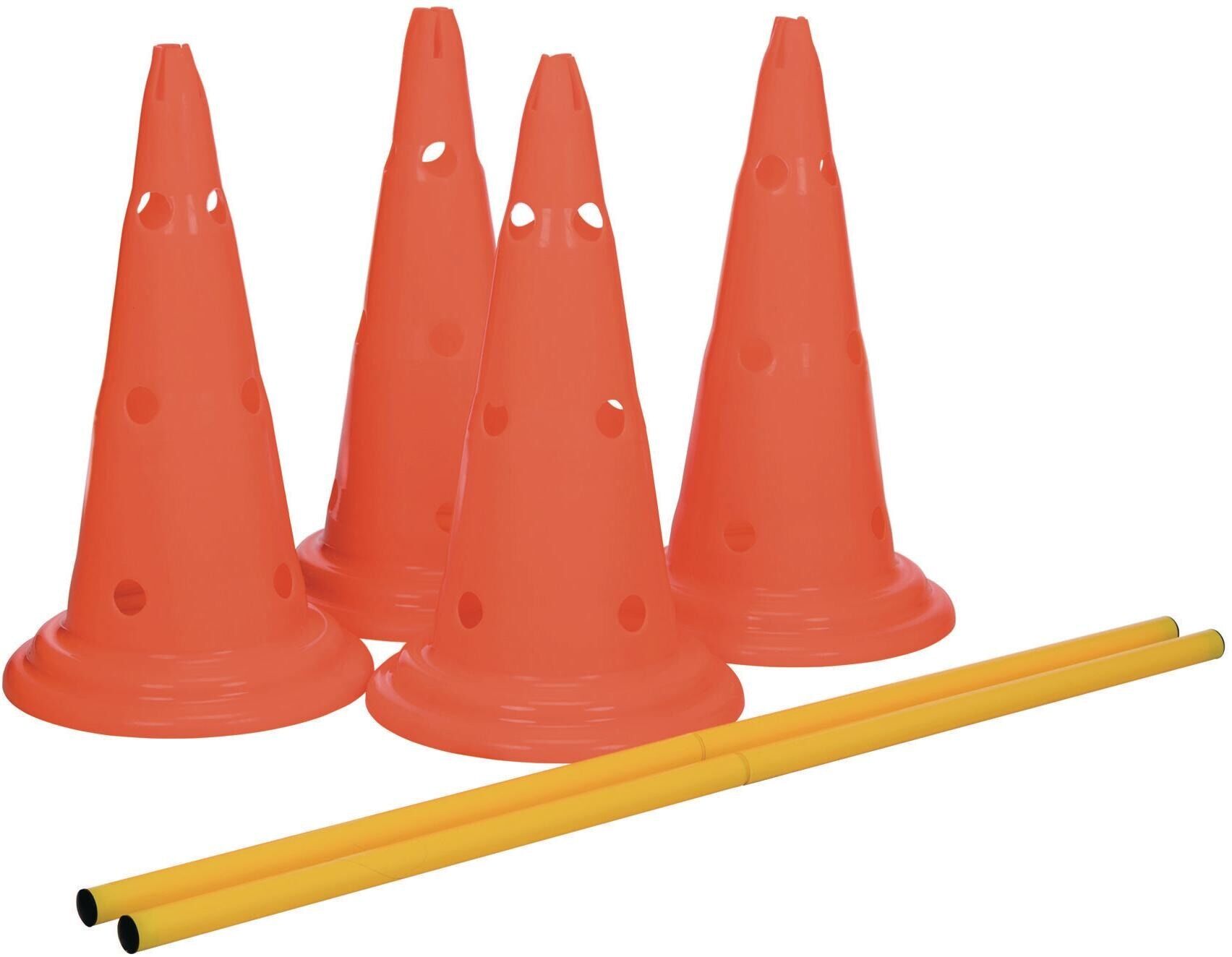 Agility-Hürde TRIXIE "Agility Hürde Activity Hindernis Set", bunt (gelb, orange), Ø:30cm, Kunststoff, Tierspielzeuge, Agility-Hürde gelb, orange Einheitsgröße