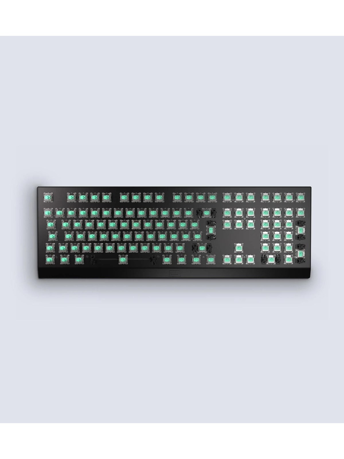 Wooting Two HE - ISO - No Keycaps - Linear60 - Gaming Tastatur - Full-Size - Universal - Schwarz