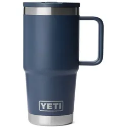 Yeti Rambler 20oz Reise-Trinkhalm-Tasse  591 ml blau