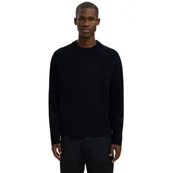 Selected Herren Rundhals Pullover SLHTELLER FN RELAXED CREW NECK - Relaxed Fit - 16099570 Sky Captain - S
