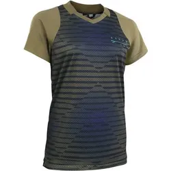 ION Damen T-Shirt W BIKE TEE JERSEY SCRUB SS, Größe L in Braun Braun