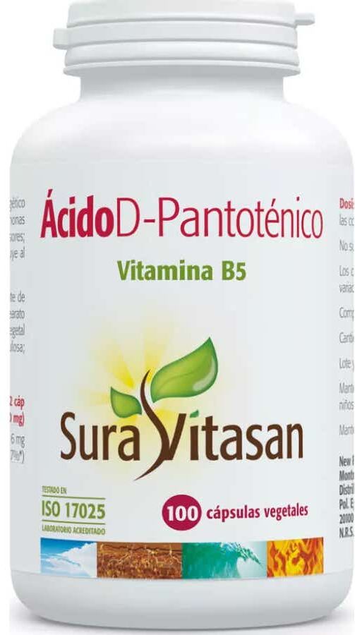 Sura Vitasan Ácido D-Pantoténico 100 caps