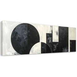 LEINWANDBILD 3D und geometrisch 90x30cm