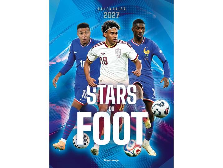 Calendrier mural Stars du Foot 2027 (Broché)