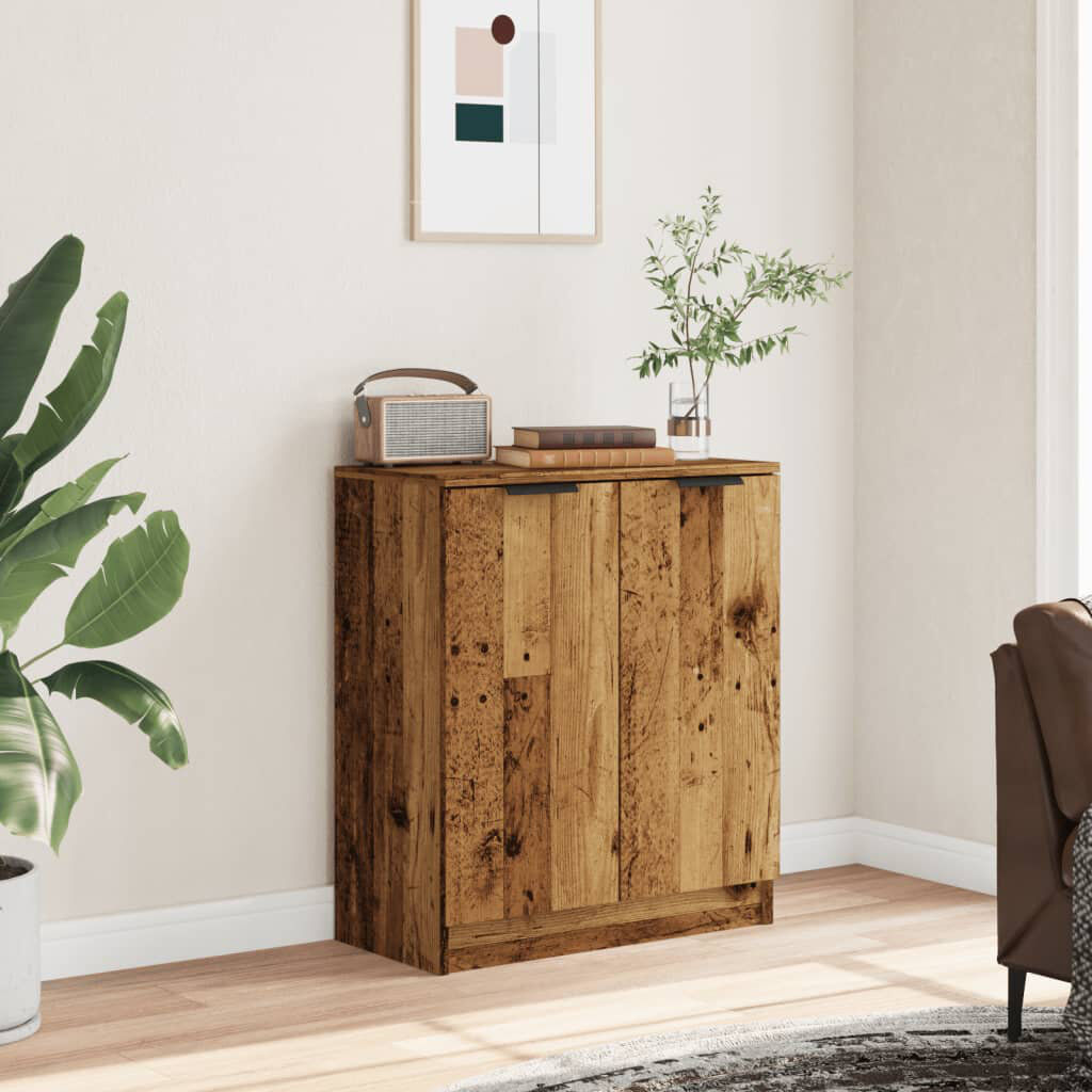 Borough Wharf Amarien 60cm Sideboard Old Wood 70cm H X 60cm W X 30cm D